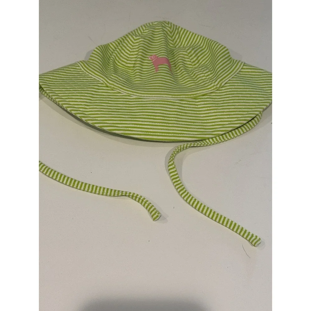 The Black Dog Hat Cap Strap‎ Back Kids 12m Sun Protection Striped Youth Toddler
